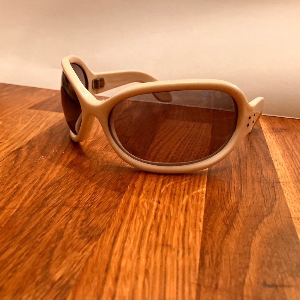 Cebe 1960s/1970s Vintage Sunglasses White Frames. Made in France. Very rare.